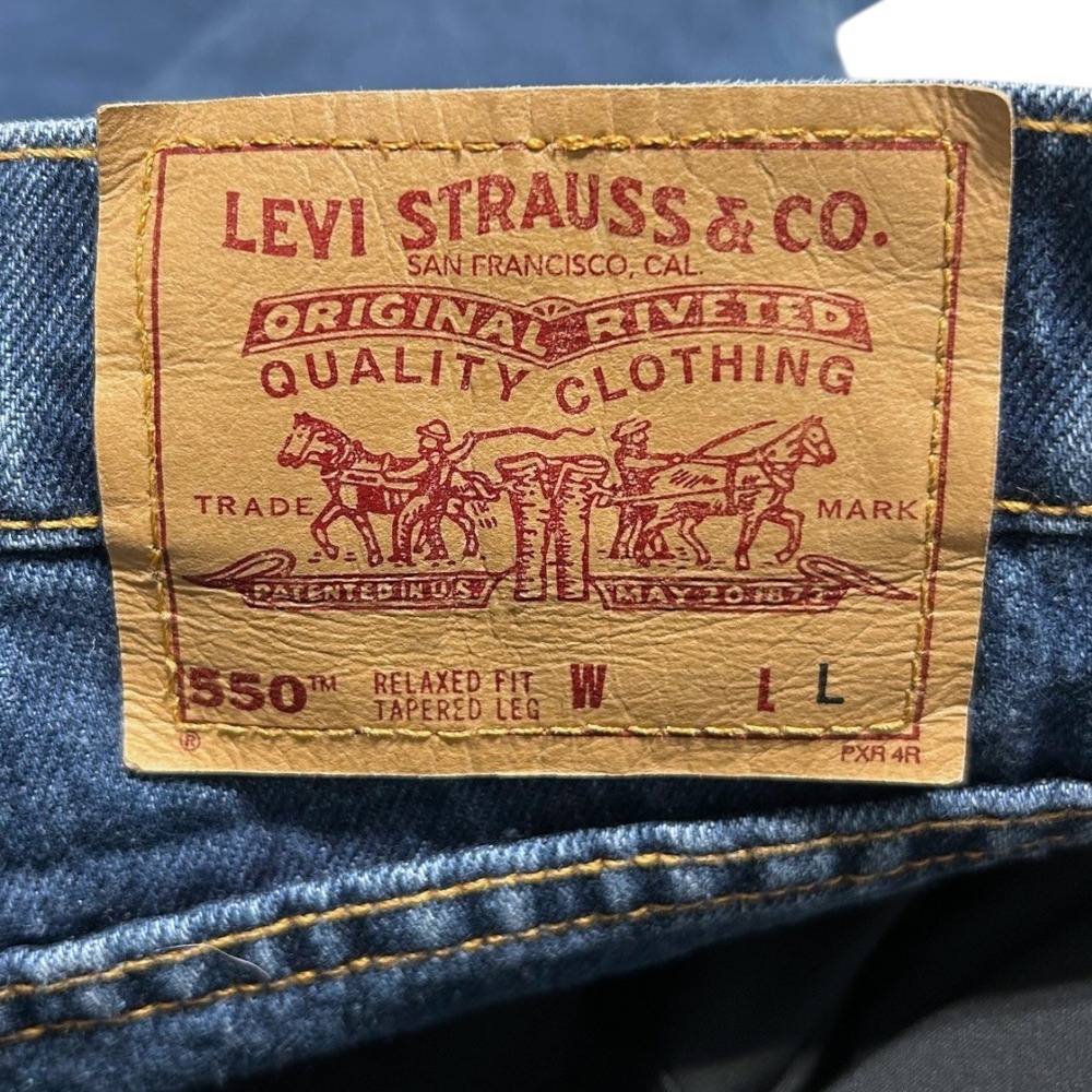 Vintage Levi Strauss 550 Relaxed Fit Tapered Leg Jeans Denim Size 24W Long - Picture 6 of 8
